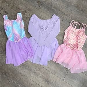 3 dance Leotards